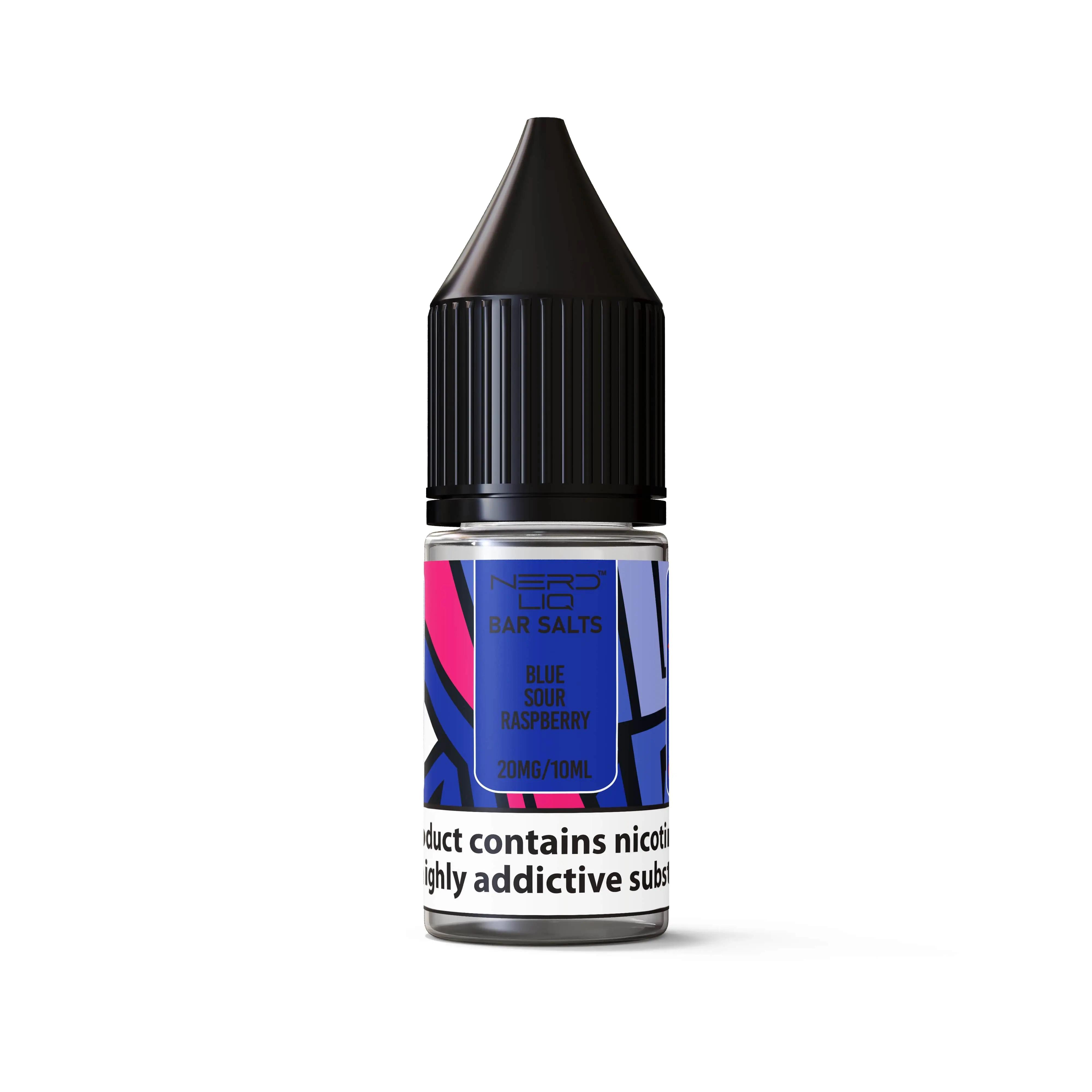 Product Image of Blue Sour Raspberry Nic Salt E-liquid by Nerd Liq 10ml